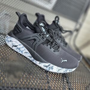 Woman's  Puma Pacer 23 Marble Tennis Shoes